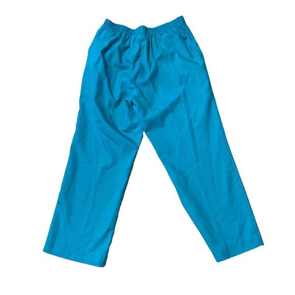 Alfred Dunner Pants Elastic Waist with two front pockets size 12 petite blue - Picture 3 of 6